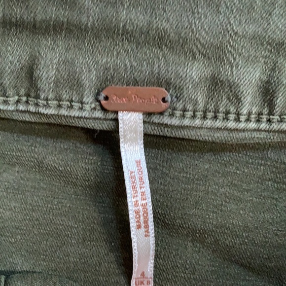 Free People Button Mini Skirt - Picture 4 of 4